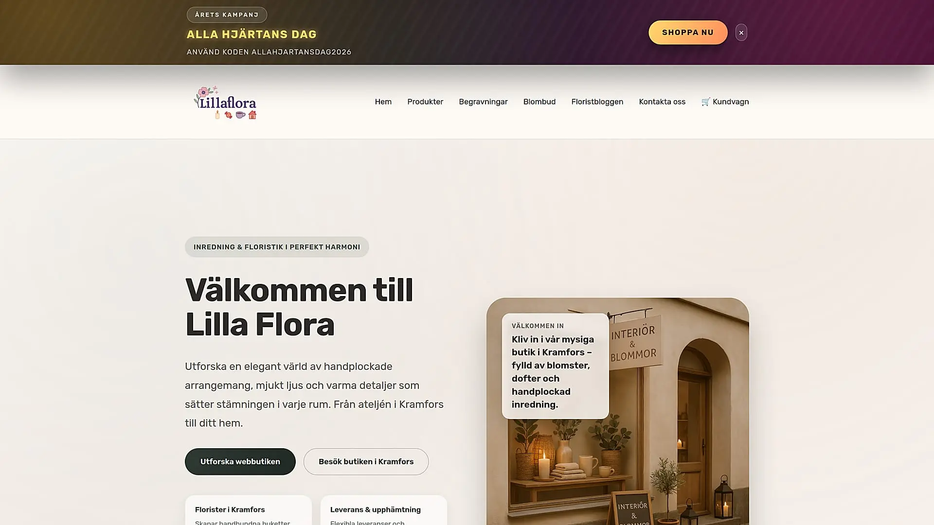 Förhandsbild av lillaflora.nu